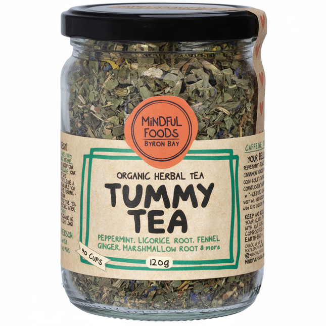 Mindful Foods Tummy Tea Organic Herbal Tea 120g