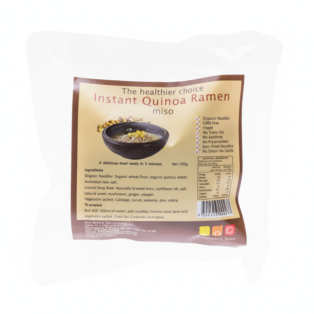 Nutritionist Choice Instant Quinoa Ramen Miso 100g