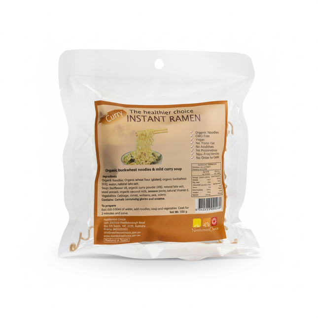 Nutritionist Choice Instant Buckwheat Ramen Mild Curry 100g