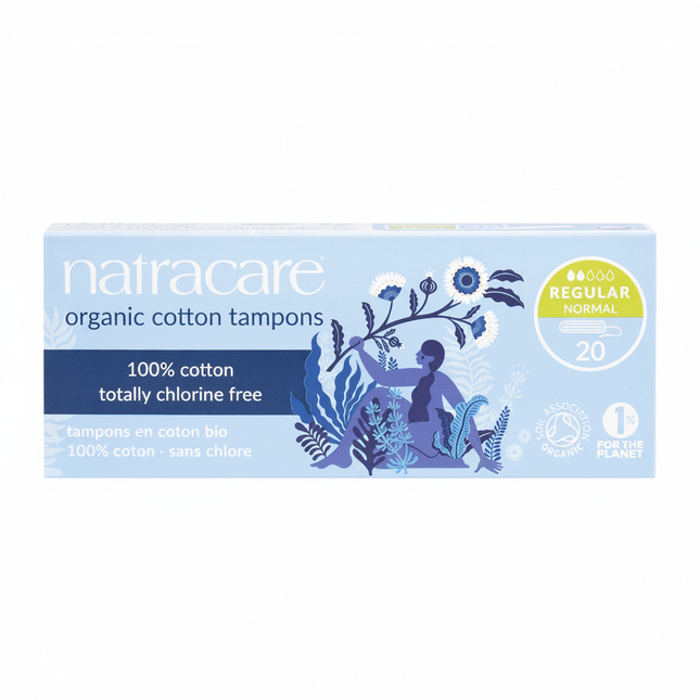 Natracare Non-Applicator Regular Tampons 20pk