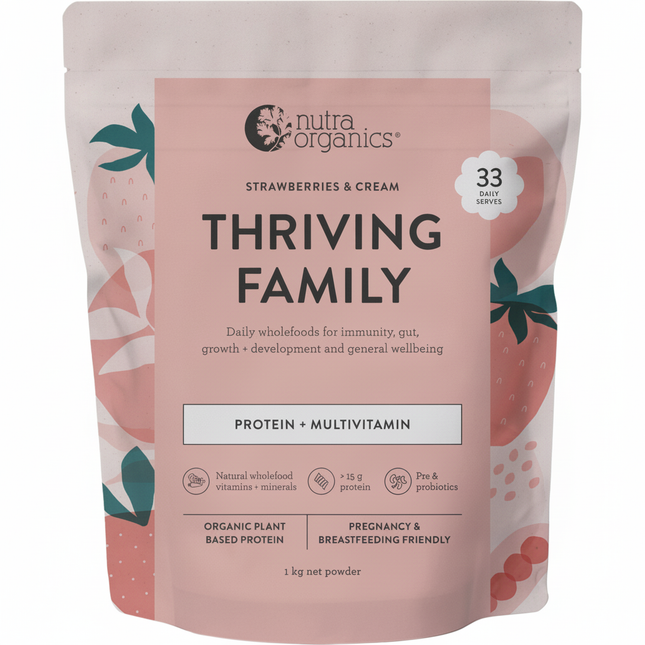 Nutra Naturals Thriving Family Strawberries & Cream 1kg