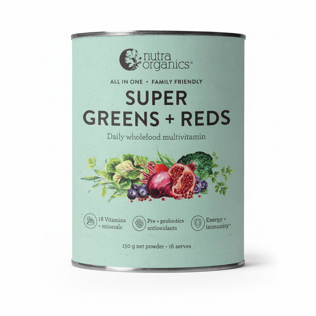 Nutra Naturals Super Greens + Reds 150g
