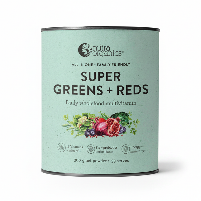 Nutra Naturals Super Greens + Reds 300g