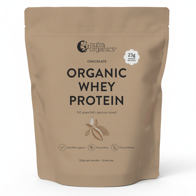 Nutra Naturals Organic Whey Protein Chocolate 750g