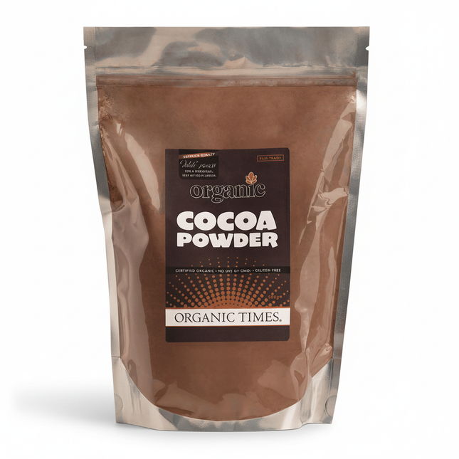 Organic Times Certified Organic Cocoa Powder 500g