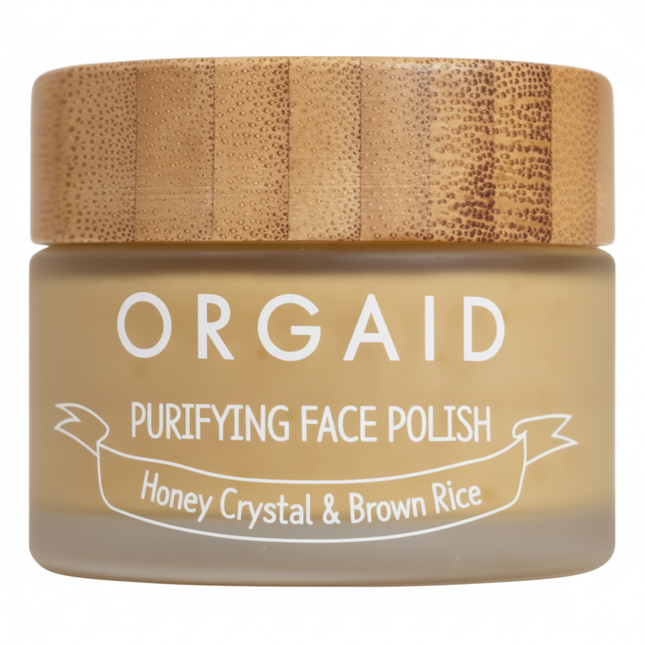 Orgaid Purifying Face Polish Honey Crystal and Brown Rice 56g
