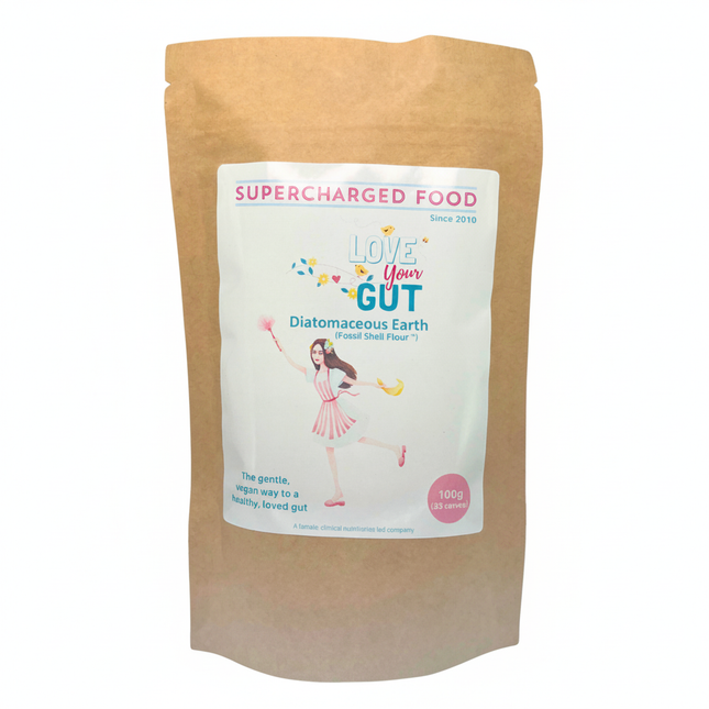 Supercharged Food Love Your Gut Diatomaceous Earth Powder 100g