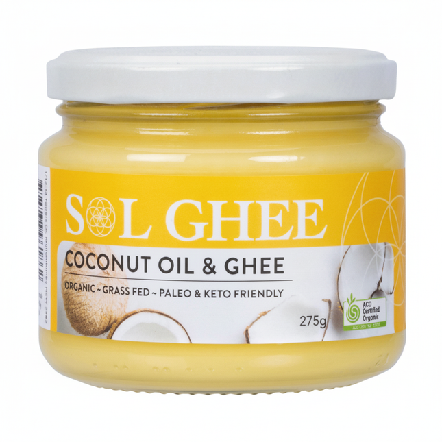 Sol Organics Coconut Oil & Ghee 275g