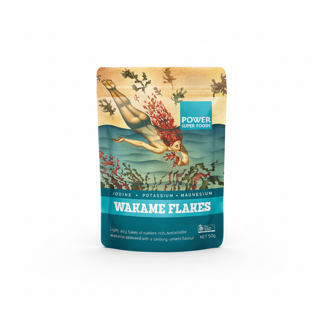 Power Super Foods Certified Organic Wakame Flakes 50g