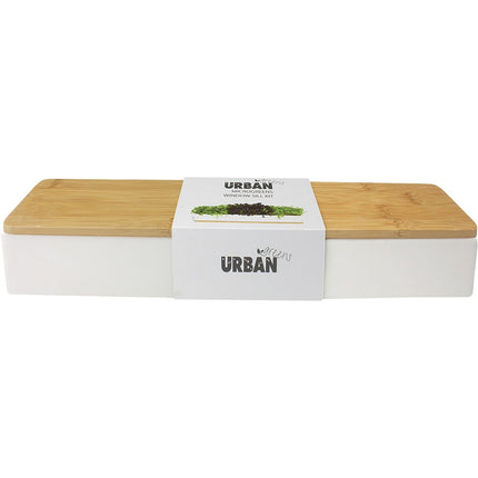 Urban Greens - Windowsill Grow Kit Microgreens 45x8x6cm