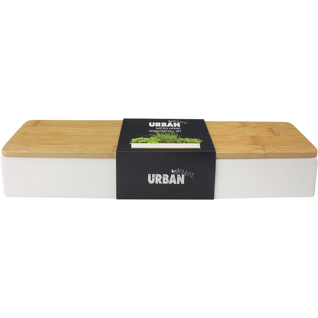Urban Greens - Windowsill Grow Kit Microherbs 45x8x6cm