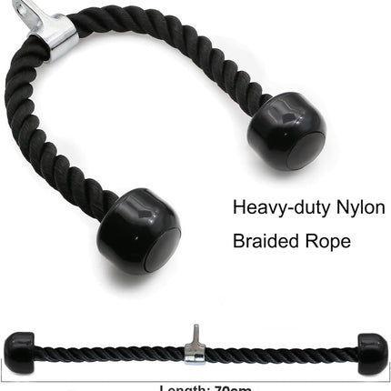 Tricep Rope Fitness Gym Pulley Pull Down Rope Cable Machine Attachment Pull down Rope