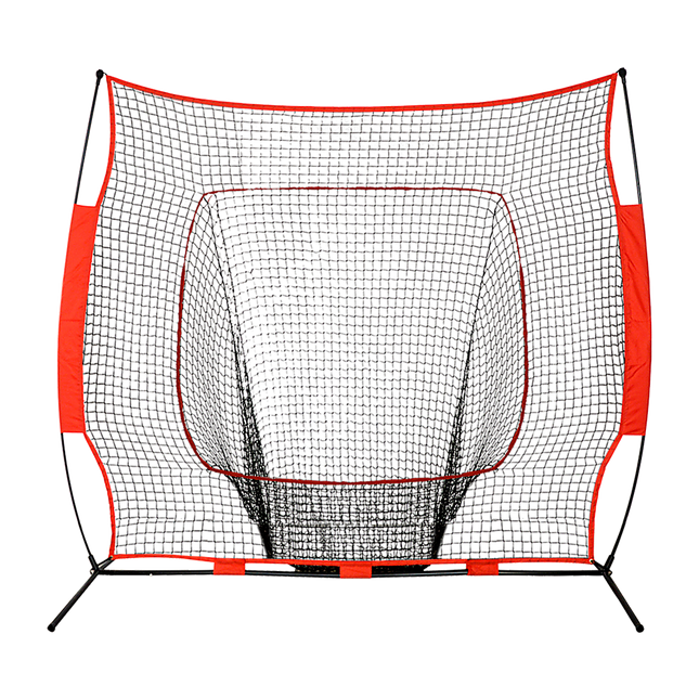 Portable Baseball Training Net Stand Softball Practice Sports Tennis