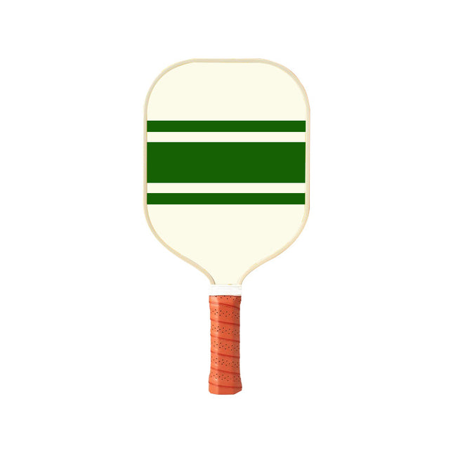 Style 3 White And Green T700 Carbon Fiber & Fiberglass Pickleball Paddle - Lightweight 220g with Anti-Slip TPU Grip for Training & Competition