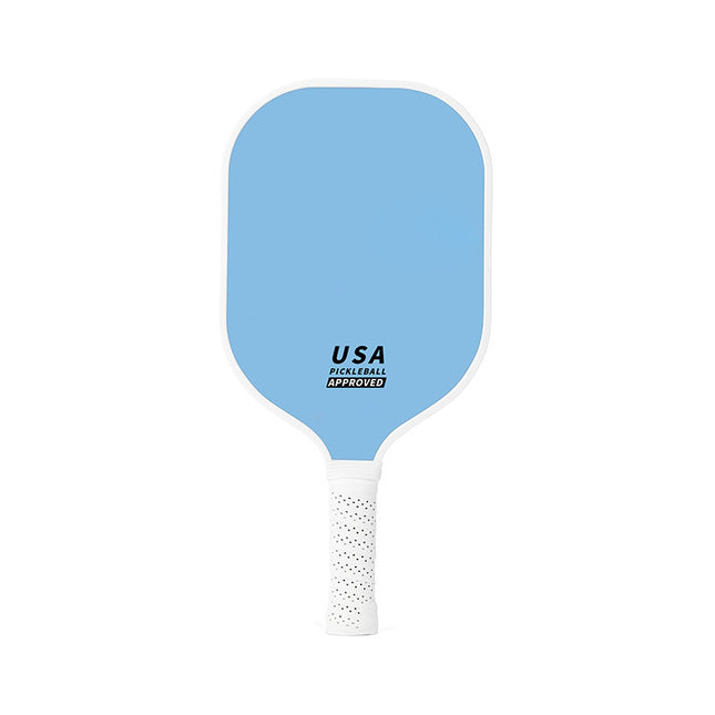 Blue Fiberglass Pickleball Paddle - Lightweight 215g with Anti-Slip TPU Grip for Outdoor Sports