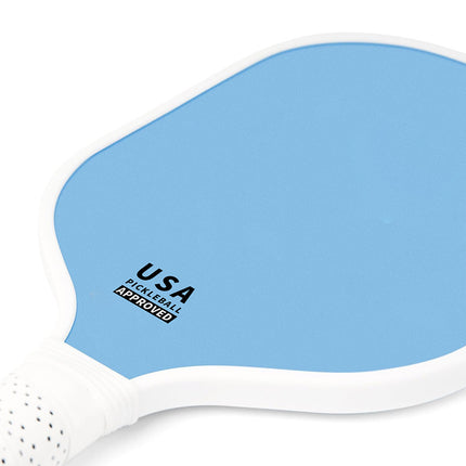 Dark Blue Fiberglass Pickleball Paddle - Lightweight 215g with Anti-Slip TPU Grip for Outdoor Sports