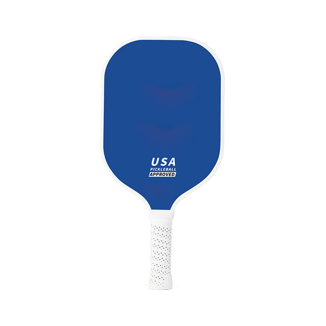 Navy Blue Fiberglass Pickleball Paddle - Lightweight 215g with Anti-Slip TPU Grip for Outdoor Sports