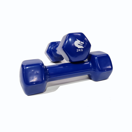MORGAN VINYL DUMBBELLS - PAIR (1KG - 2KG - 3KG)