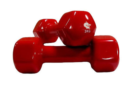 MORGAN VINYL DUMBBELLS - PAIR (1KG - 2KG - 3KG)