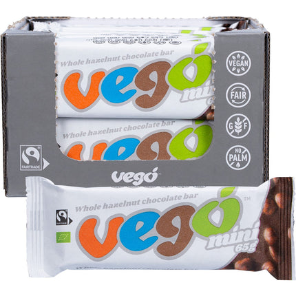 VEGO Whole Hazelnut Chocolate Bar 20x65g