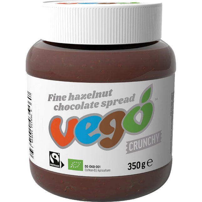 Vego - Hazelnut Chocolate Spread Crunchy - 6x350g