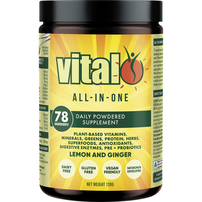 Martin & Pleasance Vital All-In-One Daily Supplement Lemon & Ginger 120g