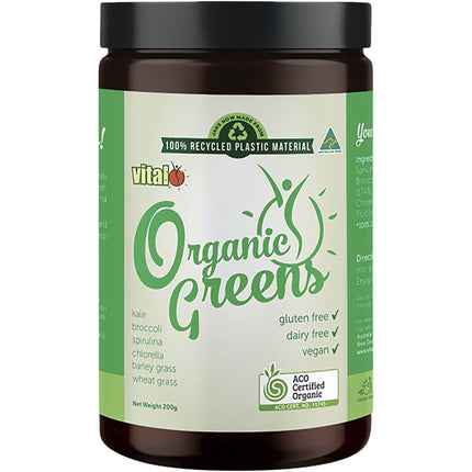 MARTIN & PLEASANCE Vital Organic Greens Blend 200g | Superfood Powder