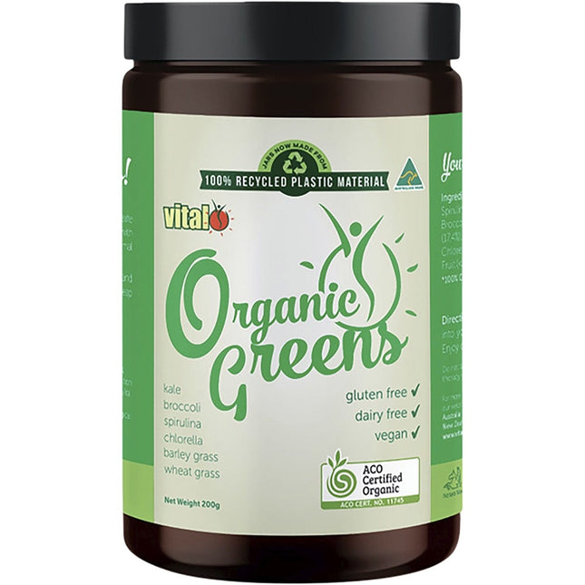 MARTIN & PLEASANCE Vital Organic Greens Blend 200g | Superfood Powder