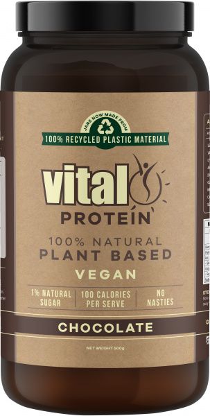 VITAL PROTEIN PEA PROTEIN ISOLATE CHOCO PWDR 500G