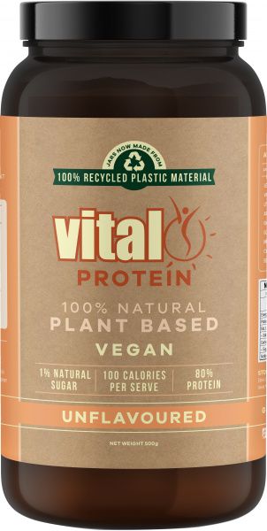 VITAL PROTEIN PEA PROTEIN ISOLATE NATURAL PWDR 500G