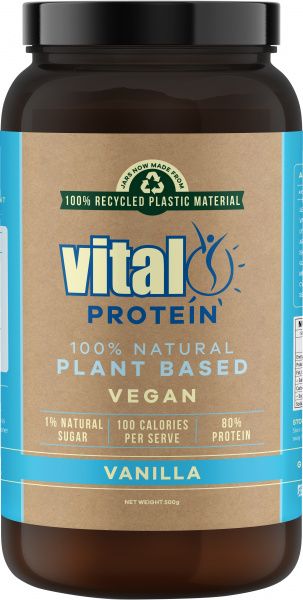 VITAL PROTEIN PEA PROTEIN ISOLATE VANILLAPWDR 500G
