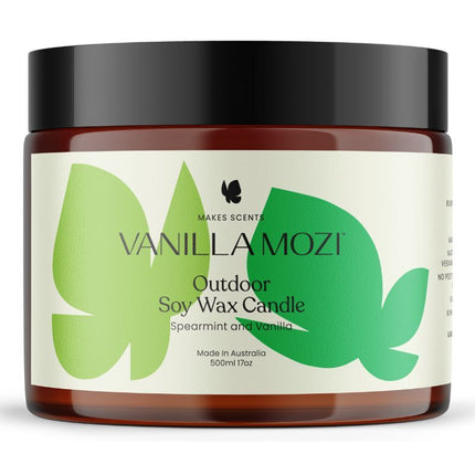 VANILLA MOZI OUTDOOR SOY WAX CANDLE 500ML