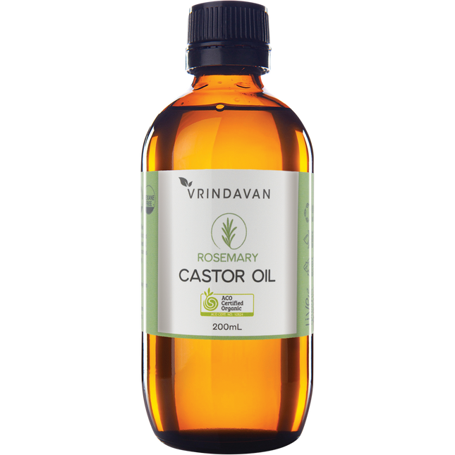 Vrindavan Castor Oil and Rosemary 200ml