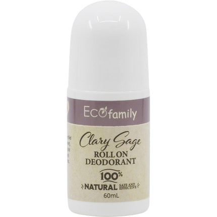 Vrindavan - Roll-On Deodorant Eco Family Clary Sage Aluminium Free - 60ml