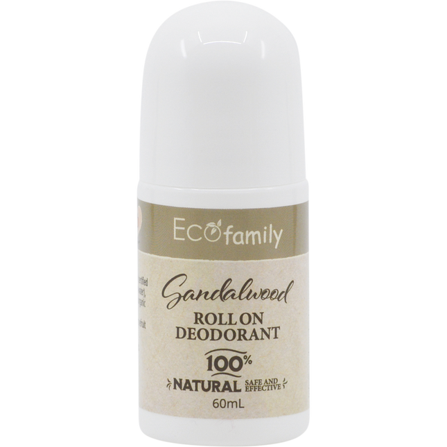 Vrindavan Eco Family Sandalwood Roll-On Deodorant 60ml