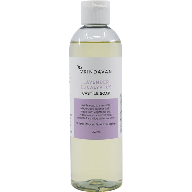 Vrindavan - Castile Soap Lavender & Eucalyptus - 250ml