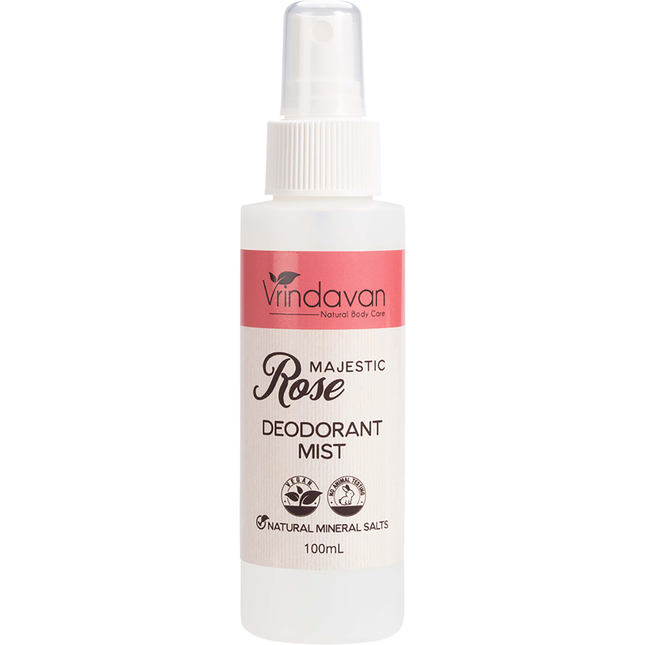 Vrindavan Deodorant Mist Majestic Rose 100ml