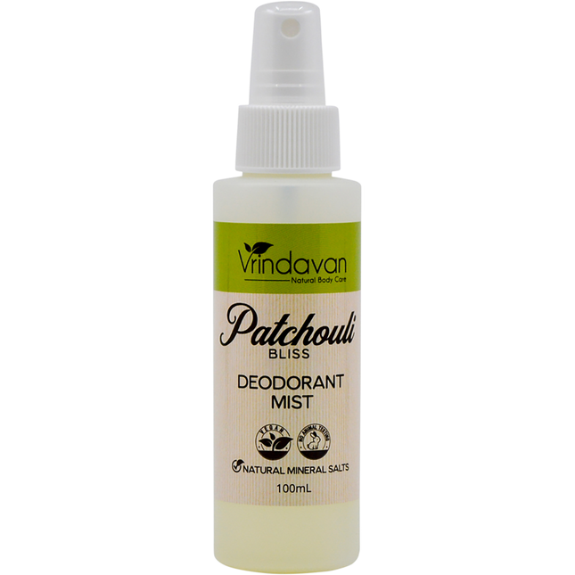 Vrindavan Deodorant Mist Patchouli Bliss 100ml