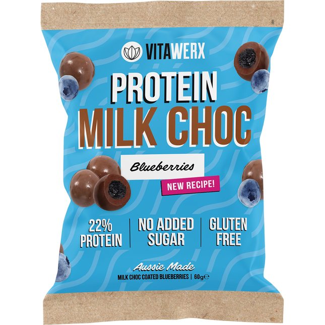 Vitawerx Milk Choc Coated Blueberries 10 x 60g