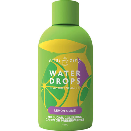 VITAL ZING Water Drops Lemon & Lime 45ml | Juice