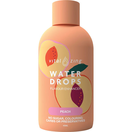 VITAL ZING Water Drops Peach Iced Tea 45ml