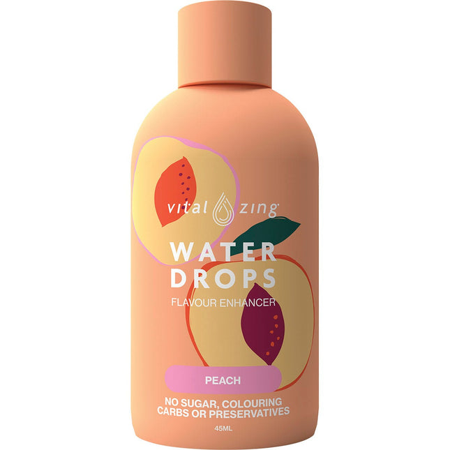 VITAL ZING Water Drops Peach Iced Tea 45ml