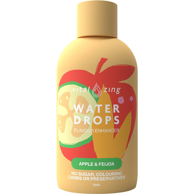 VITAL ZING Water Drops Apple & Feijoa 45ml | Juice