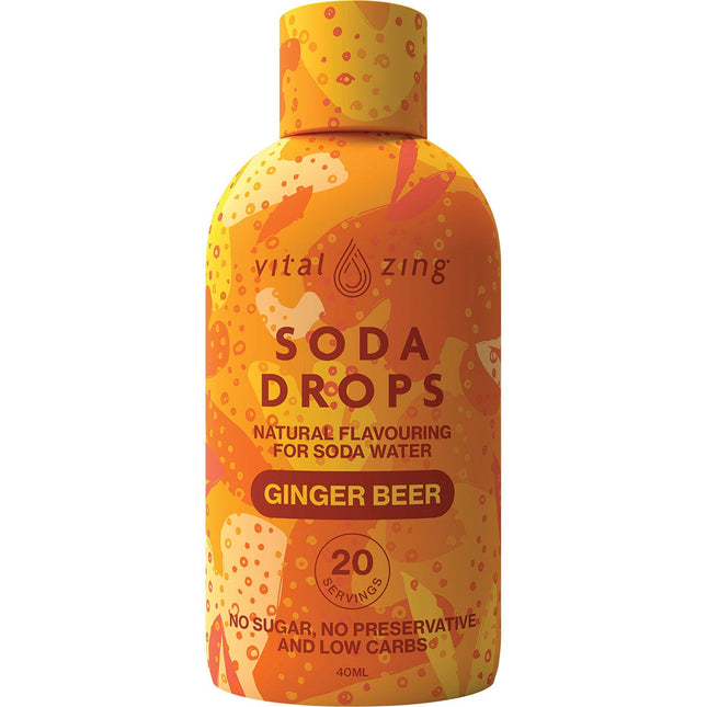 Vital Zing - Soda Drops Ginger Beer - 40ml