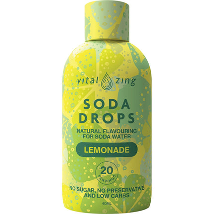 VITAL ZING Soda Drops Lemonade 40ml | Juice
