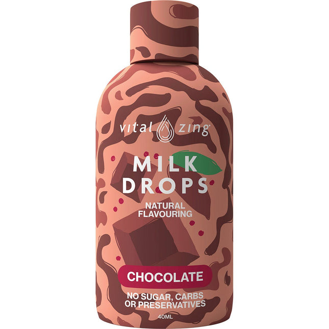 VITAL ZING Milk Drops Chocolate 40ml | Tea