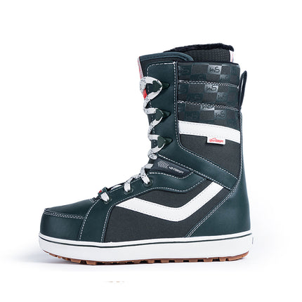 SNOWBOARD BOOTS - W1100 ARMY GREEN LACE-UP STYLE