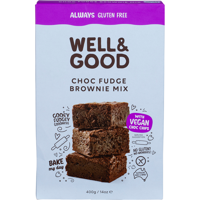 Well & Good Choc Fudge Brownie Mix 400g