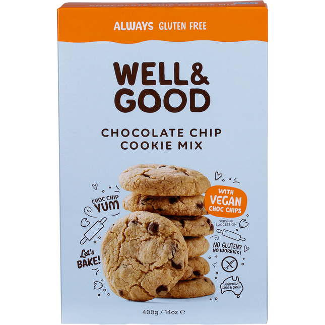 Well & Good Chocolate Chip Cookie Mix 400g