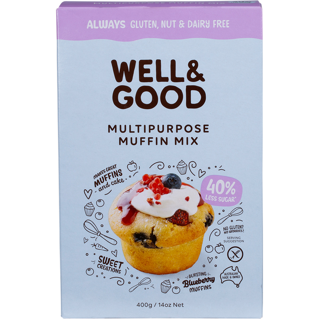 Well & Good Multipurpose Muffin Mix 400g
